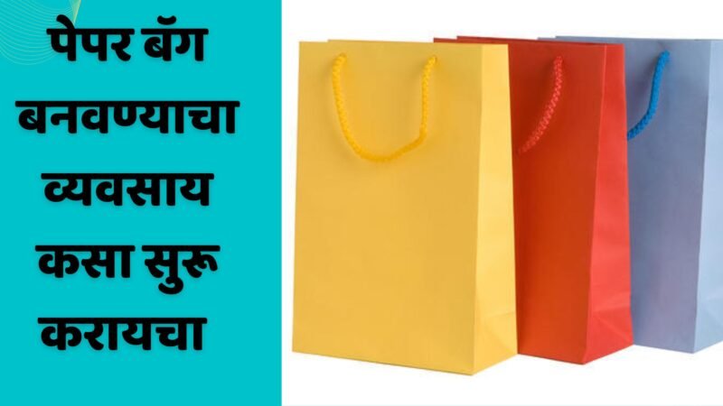 पेपर बॅग बनवण्याचा व्यवसाय कसा सुरू करायचा | Paper Bag Making Business Information In Marathi