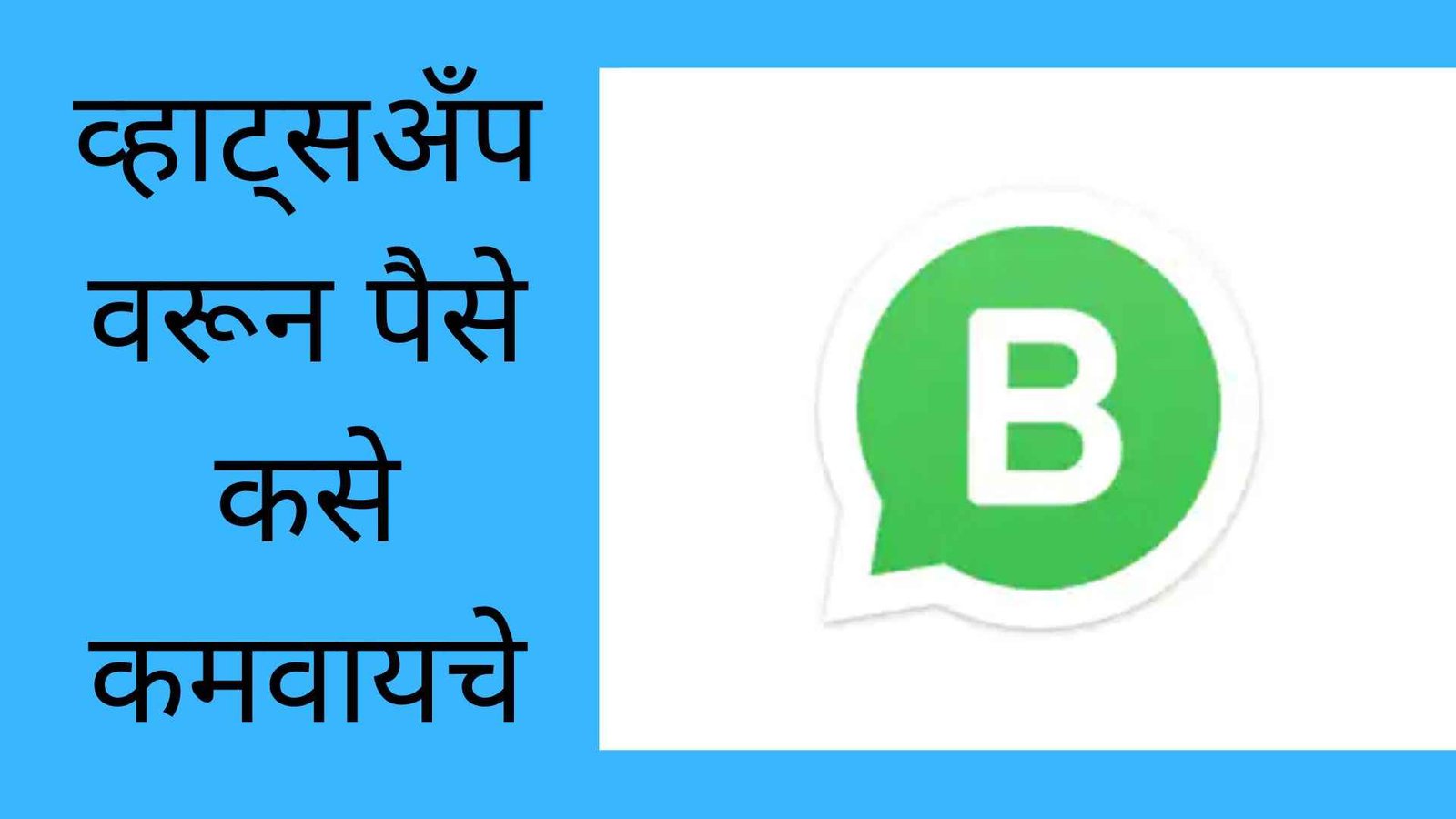 व्हाट्सअँप वरून पैसे कसे कमवायचे | How to Start Whatsapp Business In Marathi